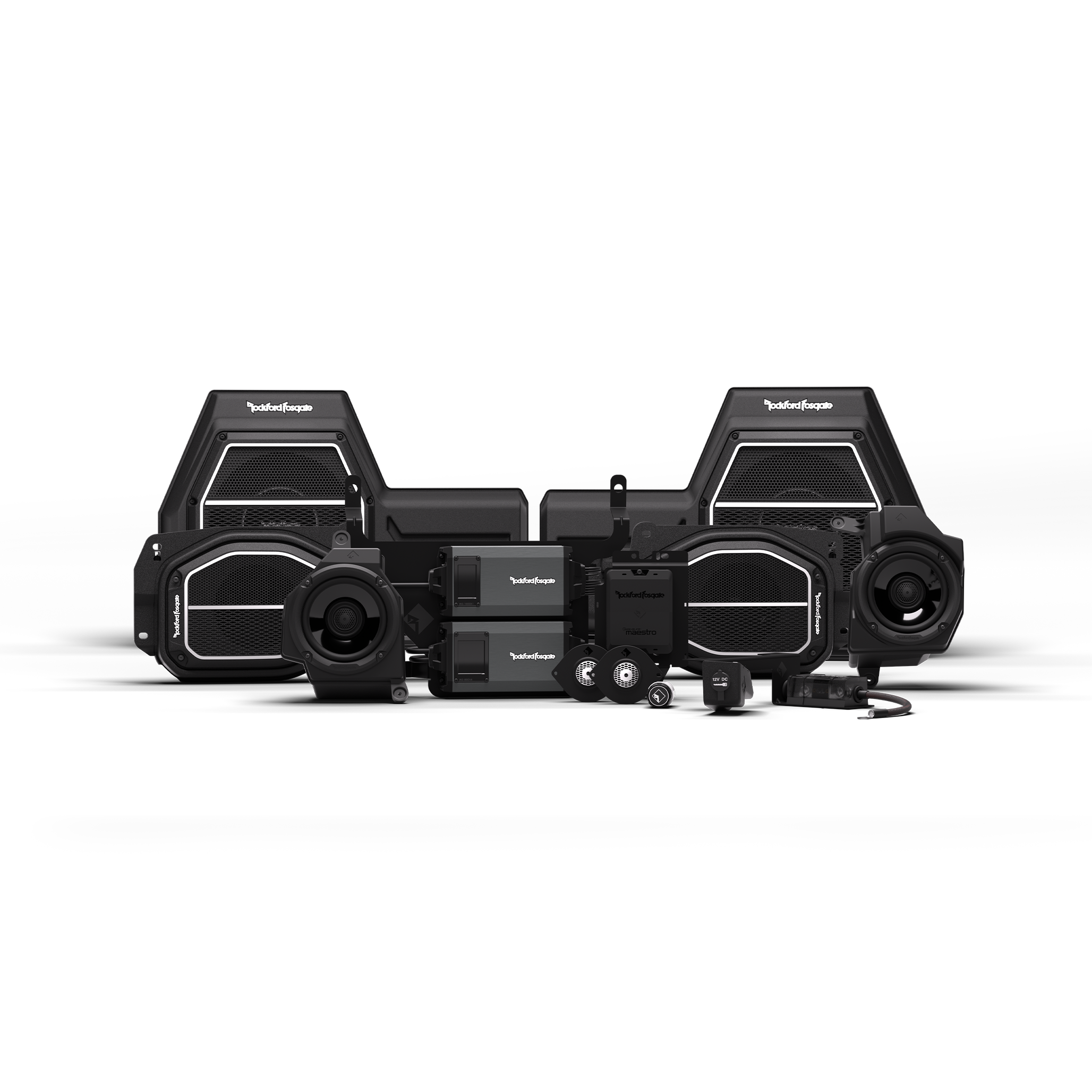 Rockford Fosgate 18WRNGLER-STG5 Wrangler STG5 All-In-One Audio Kit Rockford Fosgate 18WRNGLER-STG5 Wrangler STG5 All-In-One Audio Kit